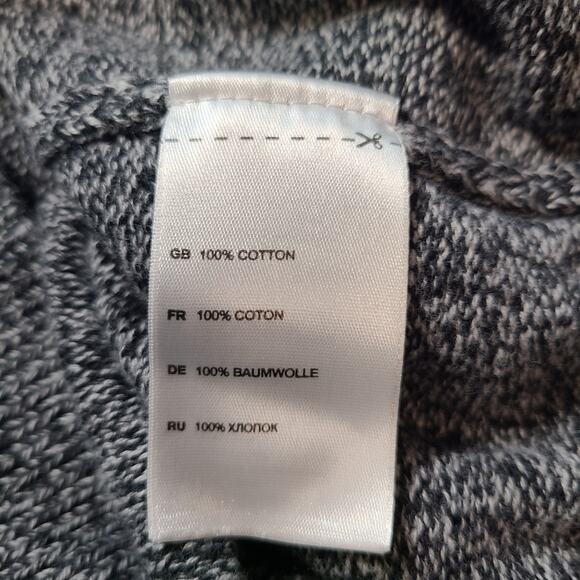 Oak Hill Gray Quarter Zip Cotton Knit Sweatshirt Men's Size 2XL 2620 - Picture 5 of 9